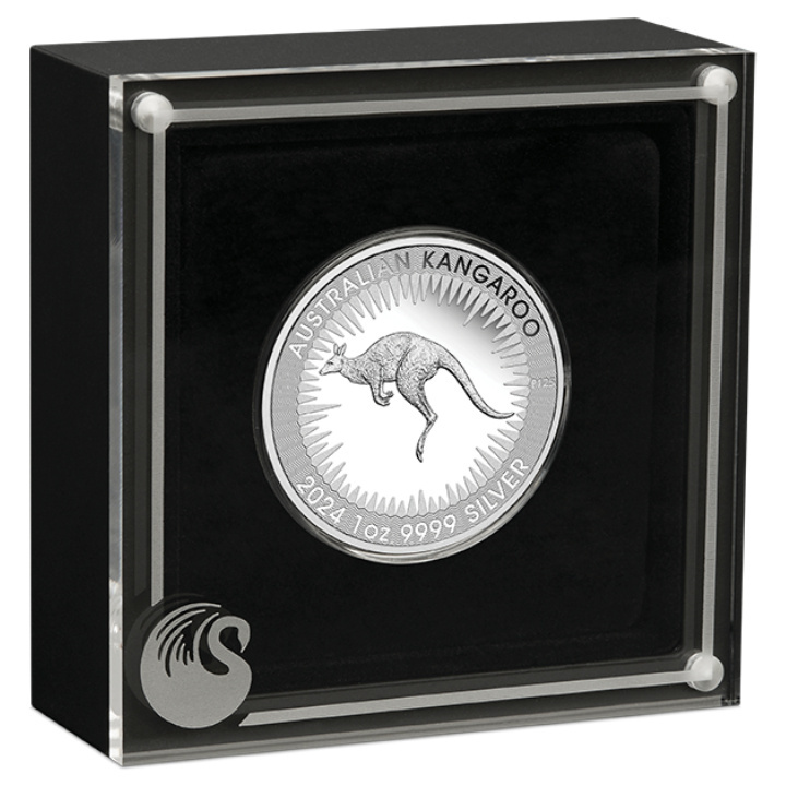 Australian Kangaroo 1 oz Silver 2024 Proof (King Charles III Observe First Issue)