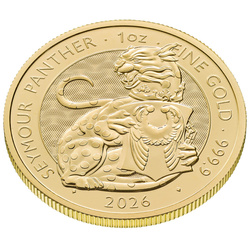 Moneta d’oro The Royal Tudor Beasts: Seymour Panther 1 oncia d’oro 2026