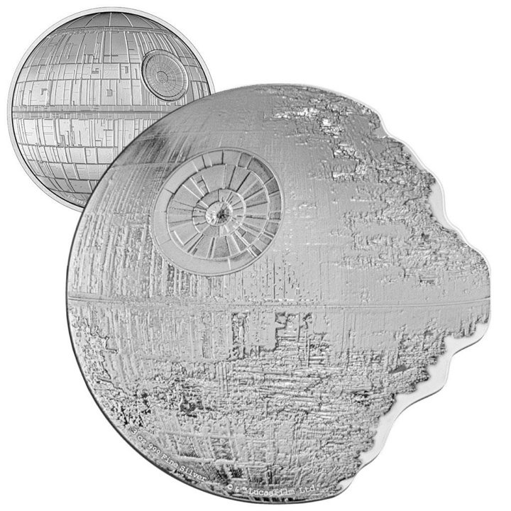 Sada 2 mincí Niue: Star Wars „Death Star 2“ 2 x 3 unce stříbra 2022/2023 Proof