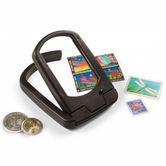 Leuchtturm - TWIST multi-function magnifier with 3X magnification and LED light