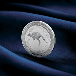 Canguro Australiano 1 oz Plata 2024 Proof (Rey Carlos III Observe Primera Emisión)