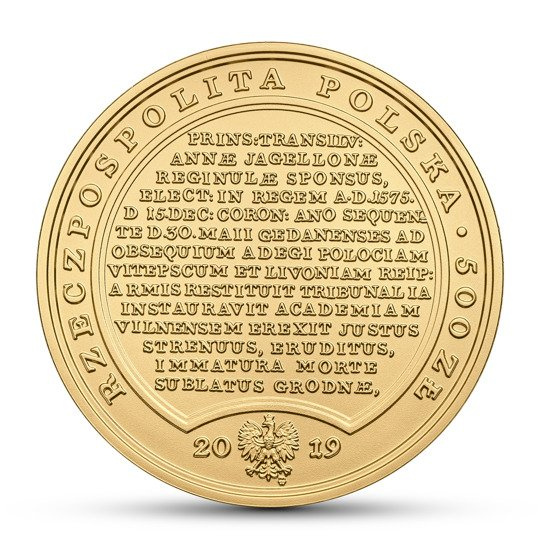 Tesoros de Stanislaw August - 500 ZŁ Stefan Batory