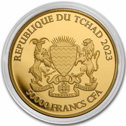 Tchad : Panda roux 1 once en or 2023