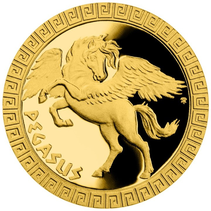 Niue: Mythical Creatures - Pegasus $5 Gold 2022 Proof