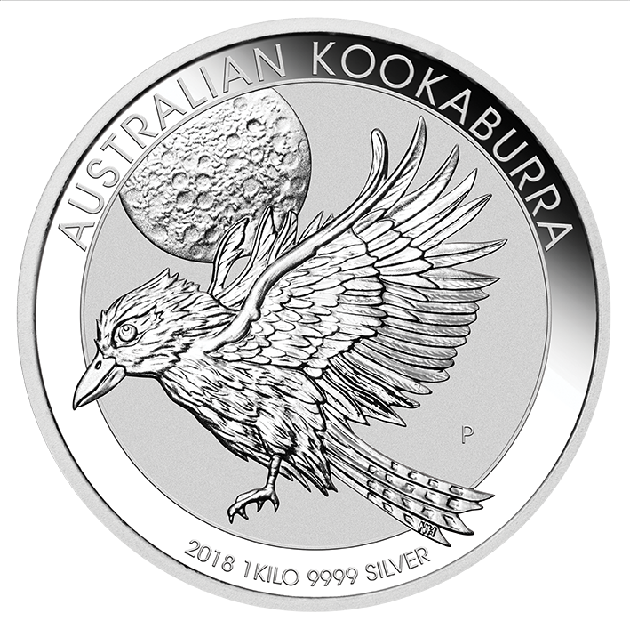 Kookaburra 1000 grammi d'argento 2018