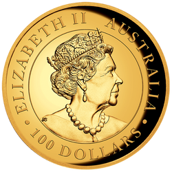 Koala 1 oncia d'oro 2022 Proof High Relief