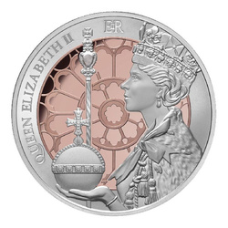 Tokelau: The Coronation of Queen Elizabeth II 1 oz Silber 2023 Gilded Proof Coin