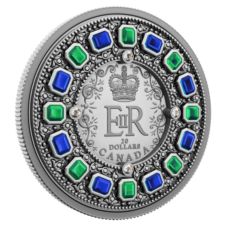 Canada: La corona imperiale dello Stato $20 Argento 2022 Proof