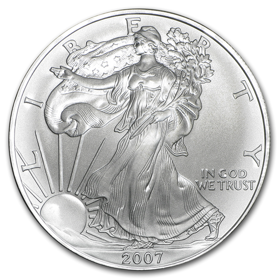 American Eagle 1 oz Plata 2007