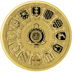 Niue: Camelot - Sir Lancelot pozłacany 1 uncja Srebra 2024