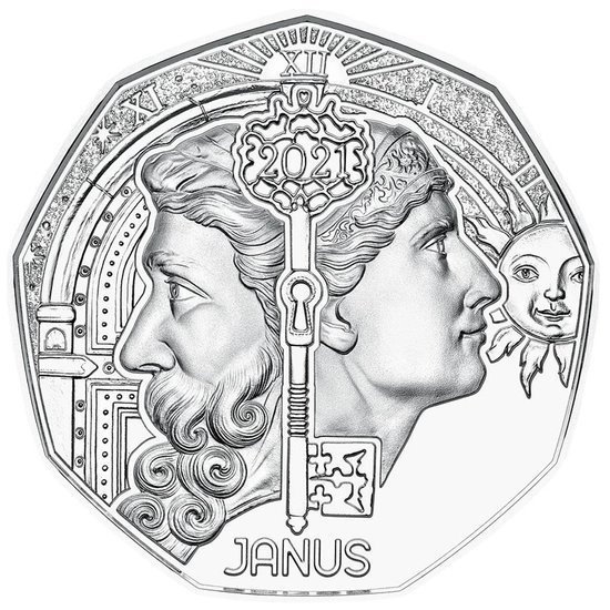 Janus - New Year Coin 5 Euro 2021