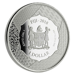 Fiyi: Archivos Samurai 1 oz Plata 2018