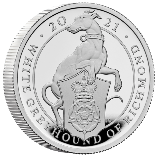 Bestias de la Reina: Serie de 10 monedas 2 oz Plata 2021 Proof