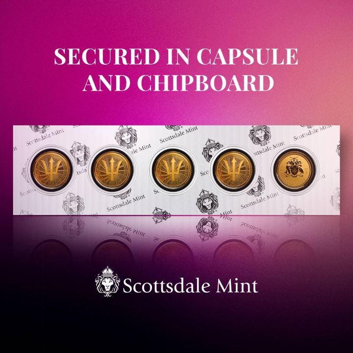 Barbados: Tridente 1 oncia d'oro 2023