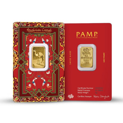 Lingot PAMP : Chameau arabe 5 grammes Or
