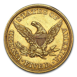 Liberty 5 Dollars Różne Roczniki