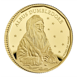 Harry Potter: Albus Dumbledore 1/4 uncji Złota 2023 Proof 
