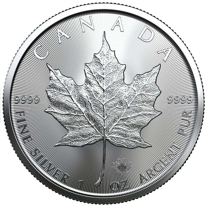 Canadian Maple Leaf Treasured 1 oz Silver 2023