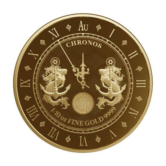 Tokelau: Chronos 1/10 oz Oro 2021 Prooflike