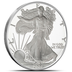 American Eagle 1 oncia d'argento 2006 Proof