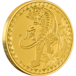 Niue : Année du Tigre 1 once d'or 2022