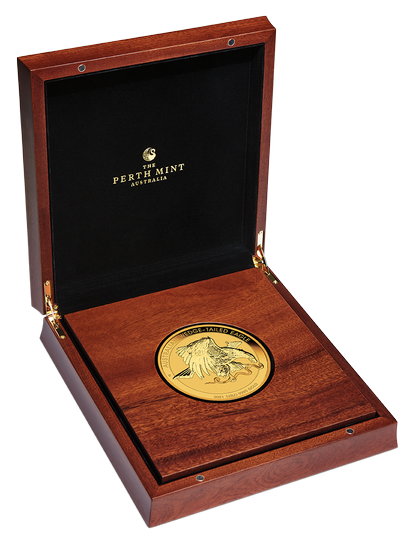 Australian Wedge-Tailed Eagle 1000 gramm Gold 2021 Incused coin