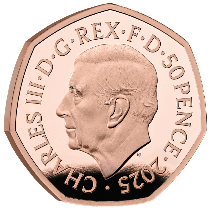 Harry Potter: The Flying Car 50p Zlato 2025 Proof