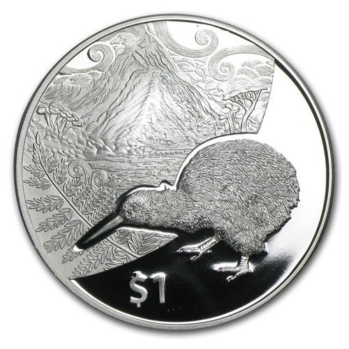 Kiwi 1 oz Plata 2014
