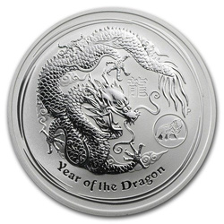 Lunar II: Jahr des Drachen 1 oz Silber (Privy Lion)