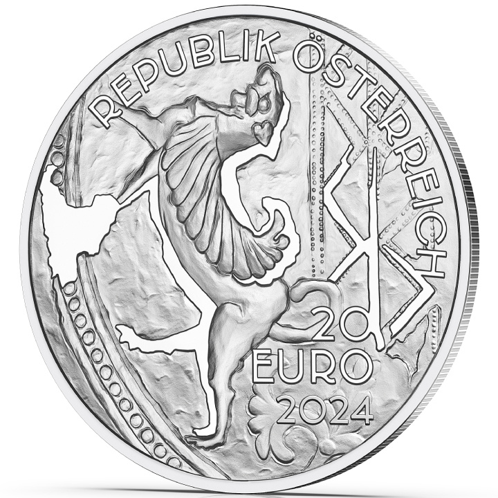 El Oro Blanco de Hallstatt - Salt Trading 20 Euro Plata 2024 Proof