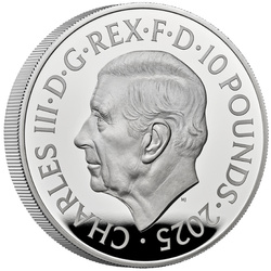 A Tudor-dinasztia királyi állatai: Richmondi agár 5 uncia ezüst 2025 Proof