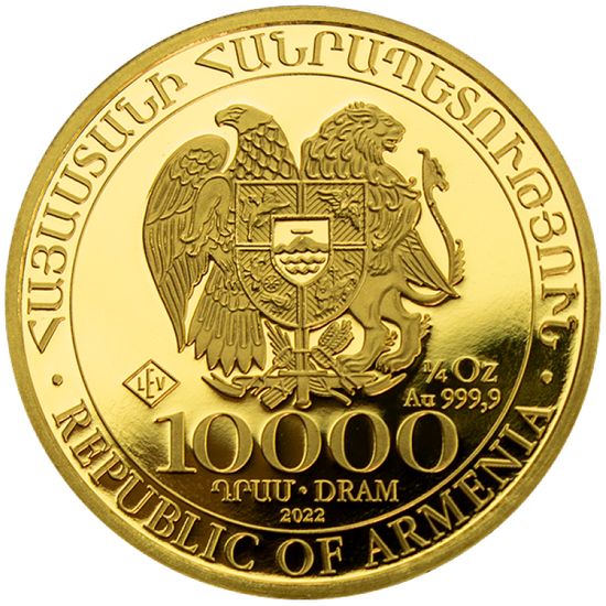 Noemova archa 1/4 unce zlata 2022