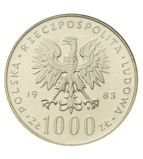 1000 zł Jan Paweł II 1983