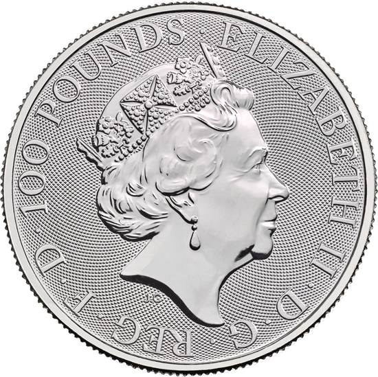The Queen’s Beasts: The Black Bull of Clarence 1 oz Platinum 2019
