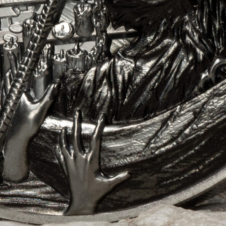 Palaos: Ferryman of the Dead - Charon coloured 3 oz Silver 2023 Proof Ultra High Relief