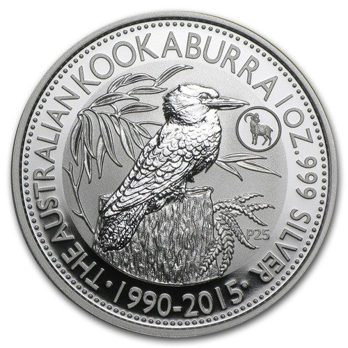 Kookaburra 1 oz Silver 2015 Privy Goat