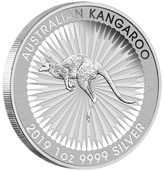 Australijski Kangur 1 uncja Srebra 2019