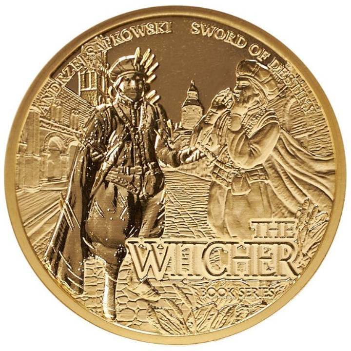 Niue: A Witcher könyvsorozat – A sors kardja 1/10 uncia arany 2022 Proof