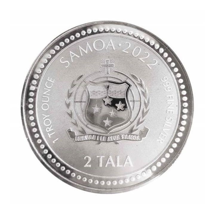 Samoa: Calendario Maya 1 oz Plata 2022