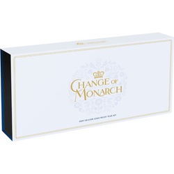 RAM: Set di 6 monete Cambio di monarca Oro 2024 Proof