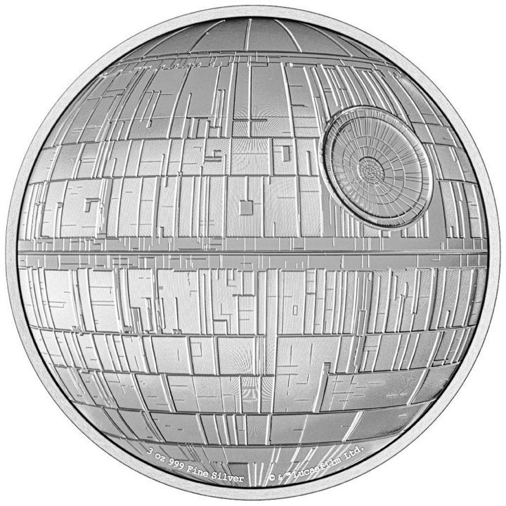 Sada 2 mincí Niue: Star Wars „Death Star 2“ 2 x 3 unce stříbra 2022/2023 Proof