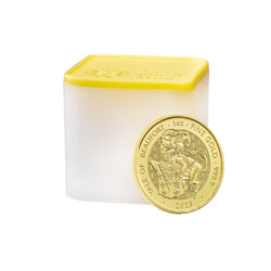 The Royal Tudor Beasts: The Yale Of Beaufort 1 oncia d'oro 2023