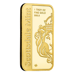 1 oz Lingote de Oro Arcángel Miguel PAMP