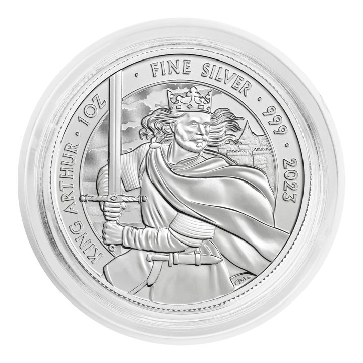 Mitos y Leyendas: Rey Arturo 1 oz Plata 2023