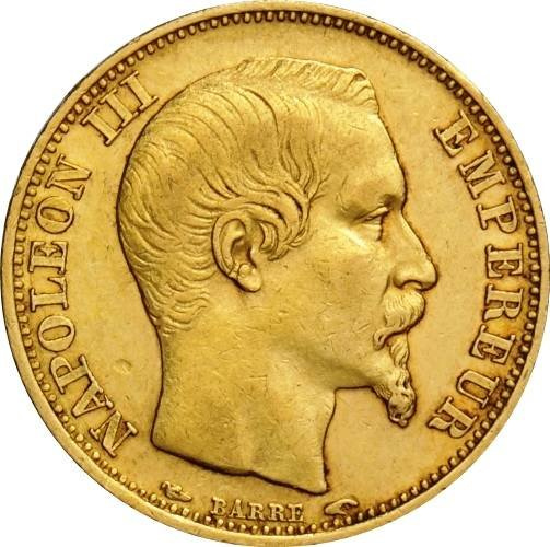 Francja, 20 Franków Napoleon III (Bez Wieńca) Różne Roczniki