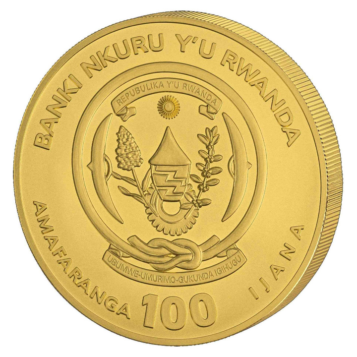 Ruanda: African Ounce – Gefleckte Hyäne 1/12 oz Gold 2026