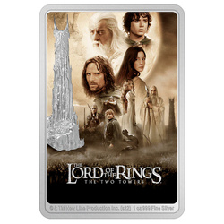 Niue: The Lord of the Rings - The Two Towers kolorowany 1 uncja Srebra 2022 Proof