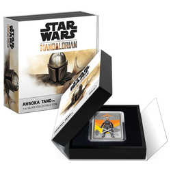 Niue: Star Wars The Mandalorian – Ahsoka Tano coloured 1 oz Silber 2022 Antiqued Finish