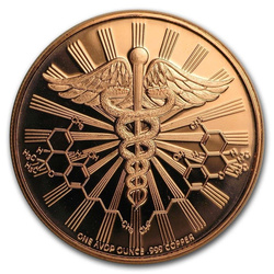 Medalla de cobre Hey Buddy 1 oz Copper AVDP
