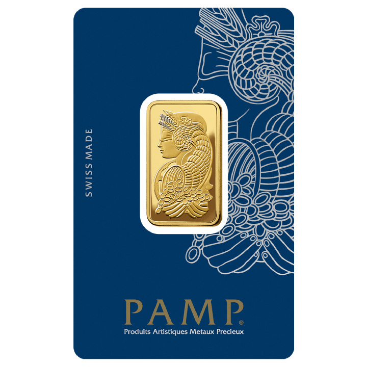 Lingotto Pamp Suisse Fortuna Veriscan da 20 grammi d'oro LBMA GD Refiner